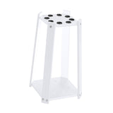 Maxbell Wooden Billiard Cue Rack Pool Cue Rack for Billiard Room Gaming Room White
