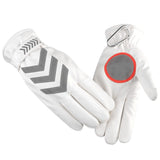Maxbell Winter Gloves Touch Screen Thicken Fleece Glove Water Resistance Windproof White