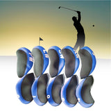 Maxbell Golf Club Head Covers Headcovers Golf Head Covers Training Equipment Sleeve Blue Black