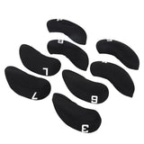 Maxbell 11Pieces Golf Iron Headcover Protector Guard, Golf Clubs Headcovers Numbered Black