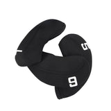 Maxbell 11Pieces Golf Iron Headcover Protector Guard, Golf Clubs Headcovers Numbered Black