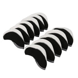 Maxbell 11Pieces Golf Iron Headcover Protector Guard, Golf Clubs Headcovers Numbered White