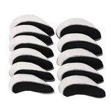 Maxbell 11Pieces Golf Iron Headcover Protector Guard, Golf Clubs Headcovers Numbered White