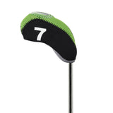 Maxbell Golf Iron Head Covers Set Golf Wedges Headcovers Protector Guard Golfers Green