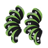 Maxbell Golf Iron Head Covers Set Golf Wedges Headcovers Protector Guard Golfers Green