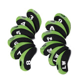 Maxbell Golf Iron Head Covers Set Golf Wedges Headcovers Protector Guard Golfers Green