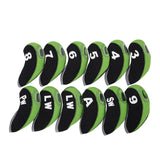 Maxbell Golf Iron Head Covers Set Golf Wedges Headcovers Protector Guard Golfers Green