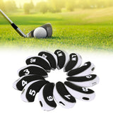 Maxbell Golf Iron Head Covers Set Golf Wedges Headcovers Protector Guard Golfers White