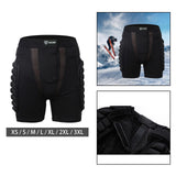 Maxbell Skating Ski Hip Pad Protection Hip Pants Breathable Roller for Skiing XS