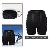Maxbell Skating Ski Hip Pad Protection Hip Pants Breathable Roller for Skiing XS