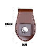 Maxbell Billiard Pool Cue Chalk Holder Chalk Carrier Clip Lightweight Chalk Case Brown