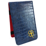 Maxbell PU Golf Scorecard Holder Golf Score Cards Wallet Golfer Yardage Book Covers Blue