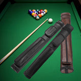 Maxbell Billiard Pool Cue Bag 4 Holes Carrying Case Pouch for Billiard Stick Rod Black