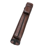 Maxbell Billiard Pool Cue Bag 4 Holes Carrying Case Pouch for Billiard Stick Rod Brown
