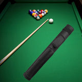 Maxbell Billiard Pool Cue Bag 4 Holes Carrying Case Pouch for Billiard Stick Rod Black Pattern