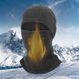 Maxbell Balaclava Hat Cover Thermal Lightweight Windproof for Cycling Men Women black