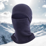 Maxbell Balaclava Hat Cover Thermal Lightweight Windproof for Cycling Men Women navy blue