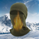 Maxbell Balaclava Hat Cover Thermal Lightweight Windproof for Cycling Men Women green