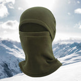 Maxbell Balaclava Hat Cover Thermal Lightweight Windproof for Cycling Men Women green