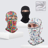 Maxbell Balaclava Hat Bandana Windproof Neck Warmer for Hiking Snowboarding Riding black adult