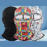 Maxbell Balaclava Hat Bandana Windproof Neck Warmer for Hiking Snowboarding Riding black adult