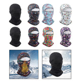 Maxbell Balaclava Hat Bandana Windproof Neck Warmer for Hiking Snowboarding Riding black adult