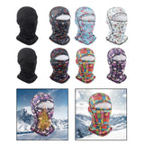 Maxbell Balaclava Hat Bandana Windproof Neck Warmer for Hiking Snowboarding Riding black adult