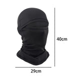 Maxbell Balaclava Hat Bandana Windproof Neck Warmer for Hiking Snowboarding Riding black adult