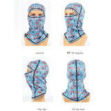 Maxbell Balaclava Hat Bandana Windproof Neck Warmer for Hiking Snowboarding Riding black adult