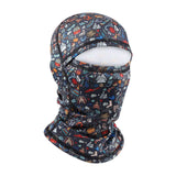 Maxbell Balaclava Hat Bandana Windproof Neck Warmer for Hiking Snowboarding Riding snow and black adult