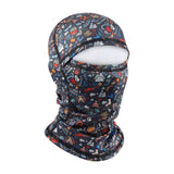 Maxbell Balaclava Hat Bandana Windproof Neck Warmer for Hiking Snowboarding Riding snow and black adult