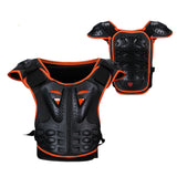 Maxbell Kids Body Armored Vest Chest Spine Protect Bike Sports Protective Gear Kids Orange M