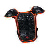 Maxbell Kids Body Armored Vest Chest Spine Protect Bike Sports Protective Gear Kids Orange L