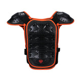 Maxbell Kids Body Armored Vest Chest Spine Protect Bike Sports Protective Gear Kids Orange L