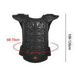 Maxbell Kids Body Armored Vest Chest Spine Protect Bike Sports Protective Gear Kids S Black