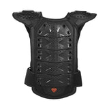 Maxbell Kids Body Armored Vest Chest Spine Protect Bike Sports Protective Gear Kids Black Color L