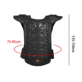 Maxbell Kids Body Armored Vest Chest Spine Protect Bike Sports Protective Gear Kids Black Color L