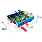 Maxbell Foosball Table Tabletop Football Game Interactive Toy for Game Rooms Kids Argent