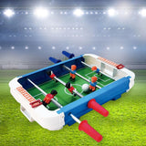 Maxbell Foosball Table Tabletop Football Game Interactive Toy for Game Rooms Kids Argent