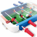 Maxbell Foosball Table Tabletop Football Game Interactive Toy for Game Rooms Kids Argent