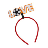 Maxbell Football Party Hair Hoop Headpiece Hairband Soccer Headband Hair Accessory LOVE