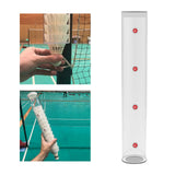 Maxbell Ball Barrel Badminton Cylinder Badminton Durable Outdoor Badminton Game Style A