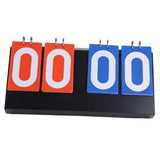 Maxbell 4 Digital Portable Table Top Scoreboard 00-99 Foldable for Soccer Basketball