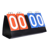 Maxbell 4 Digital Portable Table Top Scoreboard 00-99 Foldable for Soccer Basketball