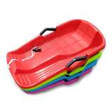 Maxbell Snowboard Toboggan with Pull Rope Sand Sliding Board for Skating Skiing Red