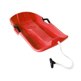 Maxbell Snowboard Toboggan with Pull Rope Sand Sliding Board for Skating Skiing Red