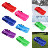 Maxbell Winter Snow Sled Kids Sledge Sledding Sleigh Fun Toy Garden Holiday Toboggan Red