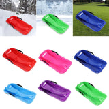 Maxbell Winter Snow Sled Kids Sledge Sledding Sleigh Fun Toy Garden Holiday Toboggan Red