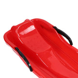 Maxbell Winter Snow Sled Kids Sledge Sledding Sleigh Fun Toy Garden Holiday Toboggan Red