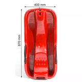 Maxbell Winter Snow Sled Kids Sledge Sledding Sleigh Fun Toy Garden Holiday Toboggan Red